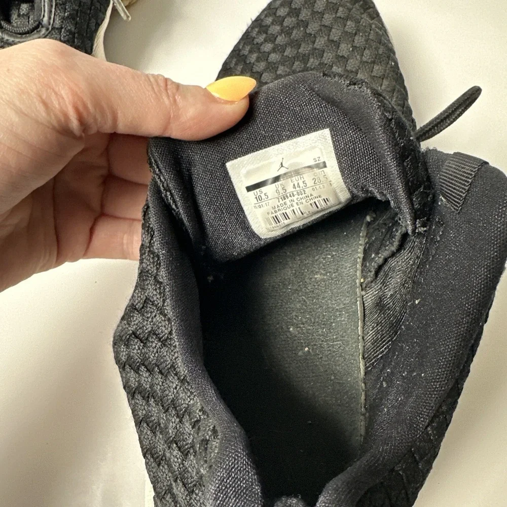 Nike Air Jordan Future Low Black White Size 10.5 Sneakers 718948-002